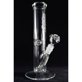AMG Glass Tall 12 inch Clear Flared Base Glass Bong Water Pipe