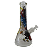 OG Beaker Base Bong with America Inspired Design