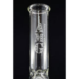 AMG Glass Tall 12 inch Clear Beaker Base Glass Bong Water Pipe