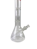 18" BIO Hazard Showerhead Perc Glass Water Pipe - Rasta