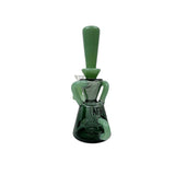 AFM Glass 9" Recycler Style Glass Bong w/ Slotted Puck Perc