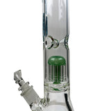 AFM Glass 16" SUPER THICK 9mm Bong w/ Arm Perc - Green