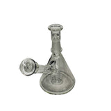 Diamond Glass -Clear Glass Beaker Dab Rig w/ Showerhead Percolator