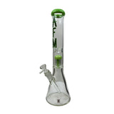 AFM Glass 16" SUPER THICK 9mm Bong w/ Arm Perc - Mint Green