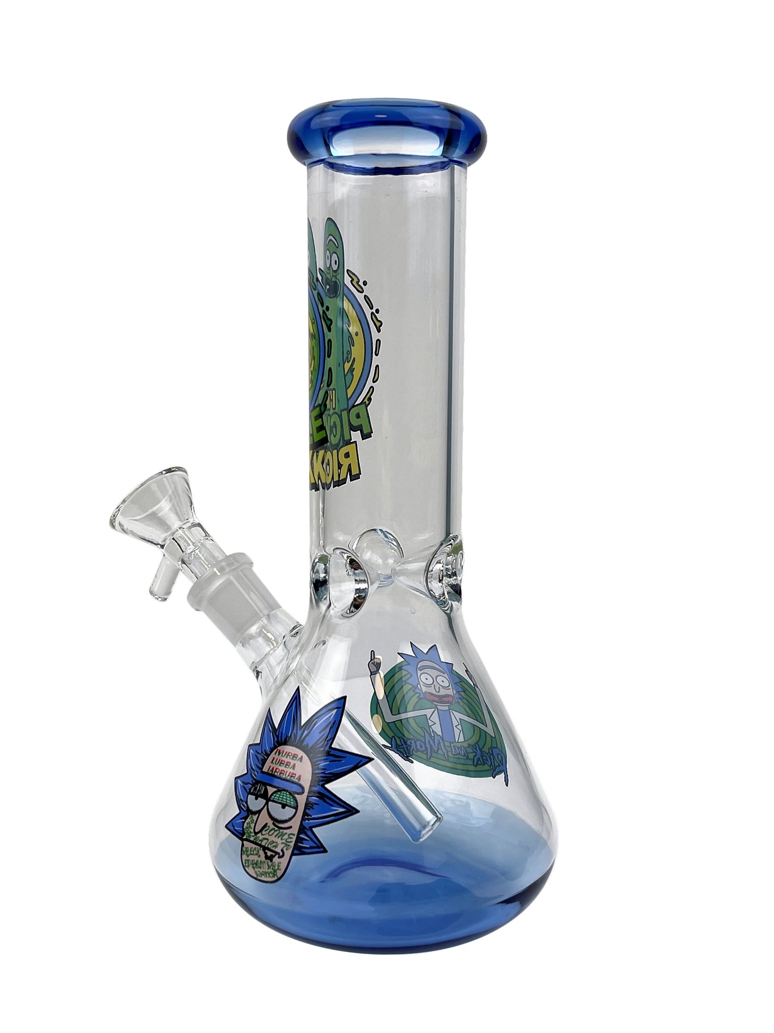 Best 13 Thick Beaker Rick & Morty Bong Pickle Rick Character Silicon