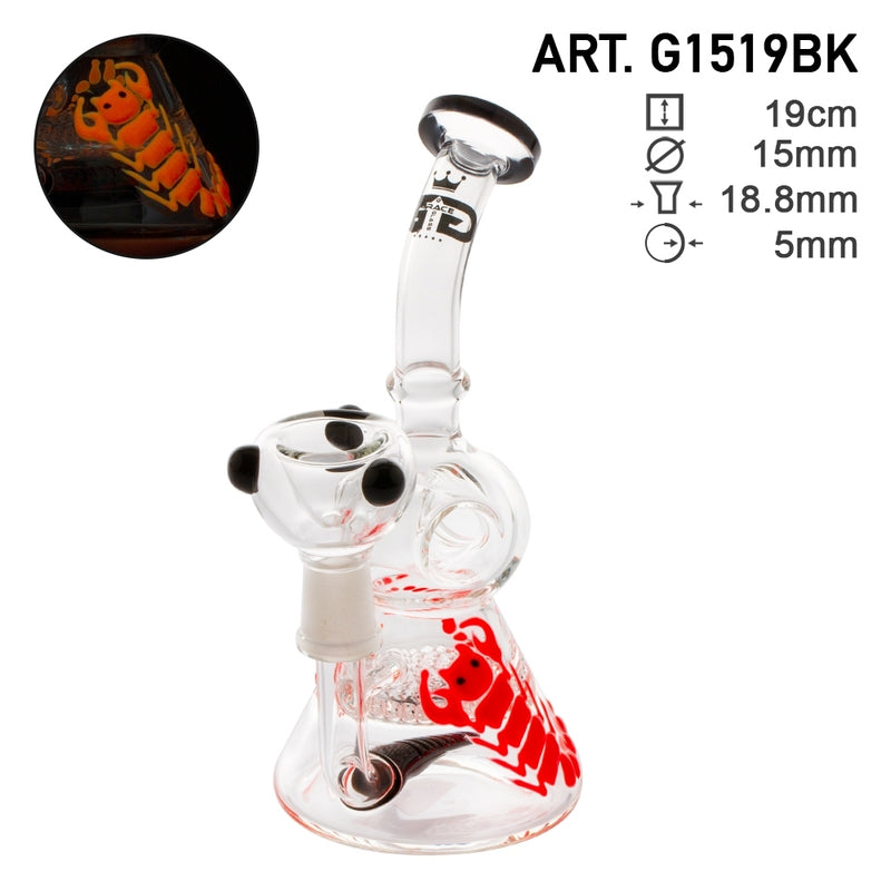 Sold Out Grace Glass | Red Scorpion Glow in the Dark Bong & Dab Rig 3 reviews Regular price $64 99 $64.99 Learn More