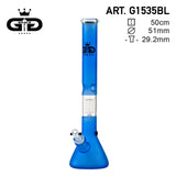 Grace Glass | Approx. 19.5" Glass Water Pipe Bong w. Tree Perc - Blue
