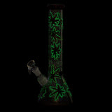 Grace Glass | Crystal Series | Thick Glass Glow In Dark Bong