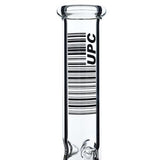 UPC 12'' Sleek and Simple Glass Water Pipe Bong