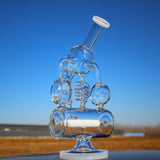 12.5" Recycler Style Inline Perc Water Pipe w/ Spring Body Daze Supply