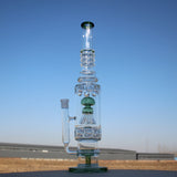 19.5" Jellyfish Sprinkler & Matrix Perc Glass Water Pipe Daze Supply