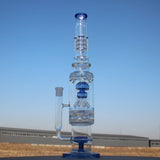 19.5" Jellyfish Sprinkler & Matrix Perc Glass Water Pipe Daze Supply