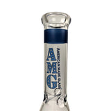 AMG Glass 12 inch Blue Beaker Base Glass Bong