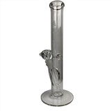 AMG Glass Tall 15 inch Clear Flared Base Glass Bong Water Pipe