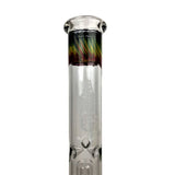 AMG Glass Massive 22 inch Double Perc Rasta Glass Bong Water Pipe
