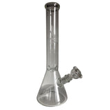 AMG Glass Tall 15 inch Hemp Leaf Beaker Base Glass Bong