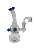 Tsunami Concentrate Glass Rig Mini Egg 6″ - Blue