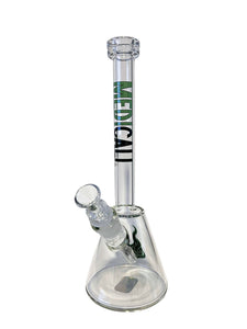 Medicali 12" Bell Beaker Glass Water Pipe