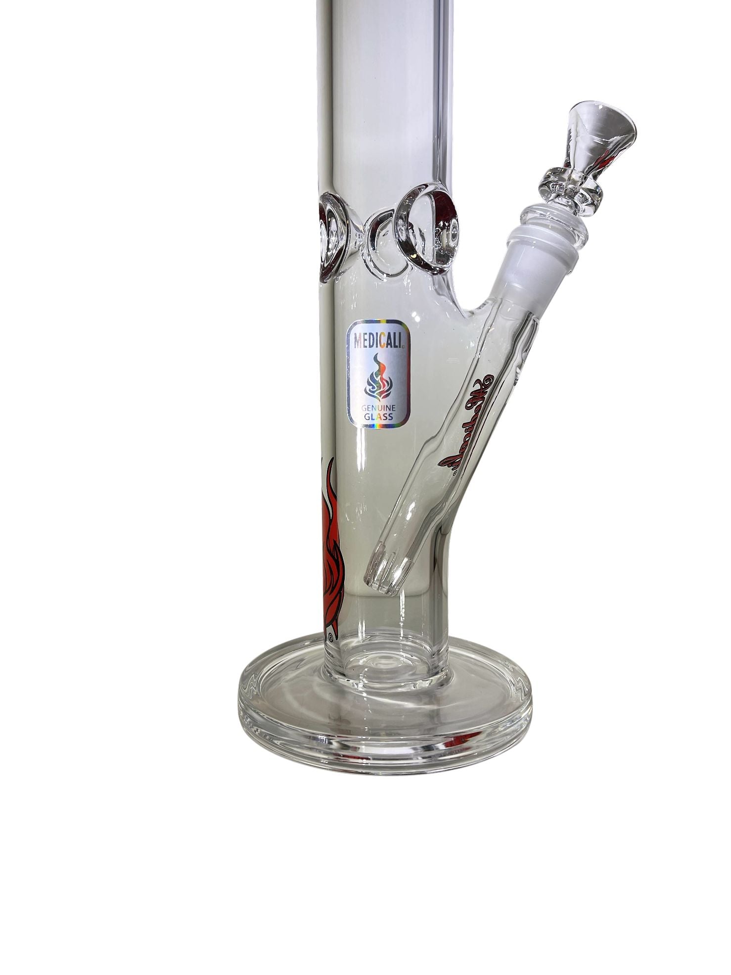 Sirui Glass Bong Water Pipe For Weed Smoking Straight Tube Bong