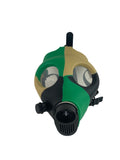 Multi-Colored Silicone Skull Gas Mask Bong