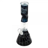 Thug Life | 10" Cracked Stone Glass Water Pipe Thug Life