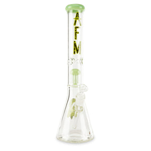 AFM Glass 18" SUPER THICK Bong w/ Arm Perc - Mint Green