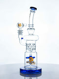 Tsunami 12″ Double Propeller Drum Perc Recycler - Blue