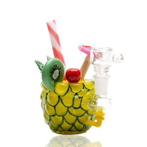 Empire Glassworks 5.5 inch Pineapple Paradise Glass Water Bong