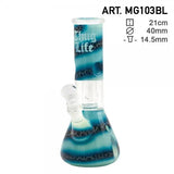 Thug Life | 8" Blue Mini Beaker Bong Thug Life