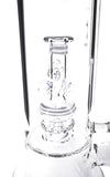 BIO 13" Stemless Glass Water Pipe Bong w/ Showerhead Perc