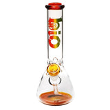 BIO 12" Glass Water Pipe Bong w/ Amber Accent