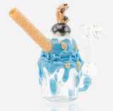 Empire Glassworks 6" Cookie Monster Sundae Glass Water Pipe