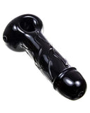 Empire Glassworks Large Penis Spoon Hand Pipe - Black