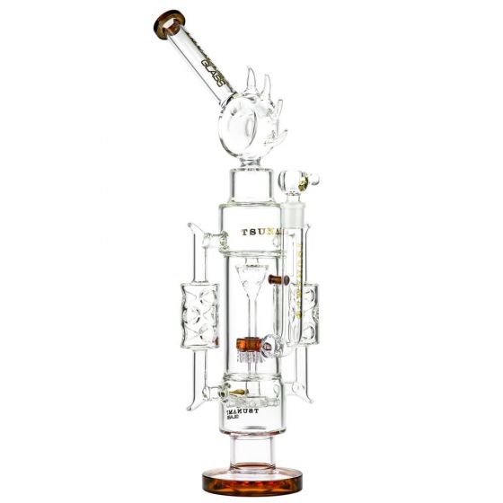 Tsunami 20″ Sprinkler Showerhead Recycler Glass Water Pipe Bong – Glass  City Pipes