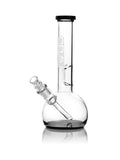 Grav Labs OG Round Base 8 inch Glass Water Pipe Bong w/ Black Accents