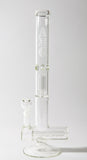 AMG Glass Massive 19 inch Inline to UFO Perc Glass Bong Water Pipe