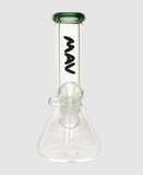MAV Glass 8" Color Top Mini Beaker Bong - Assorted Colors